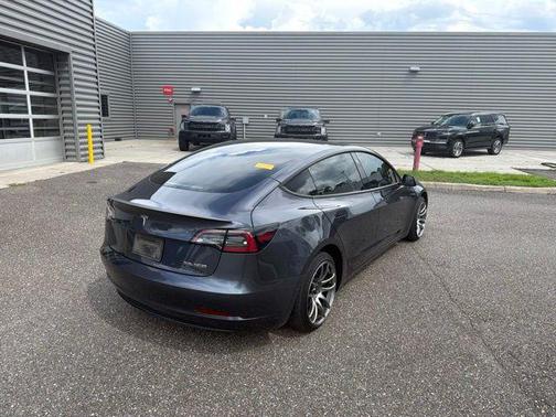 Gray 2021 Tesla Model 3 Performance