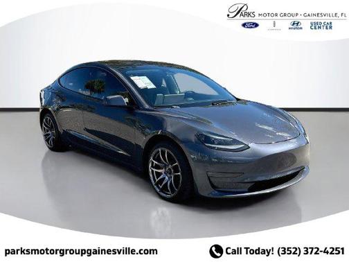 Gray 2021 Tesla Model 3 Performance