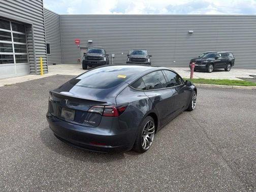 Gray 2021 Tesla Model 3 Performance
