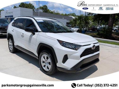 Super White 2021 Toyota RAV4 LE