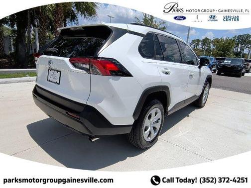 Super White 2021 Toyota RAV4 LE
