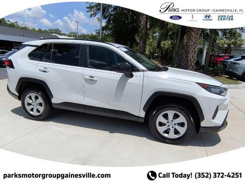 Super White 2021 Toyota RAV4 LE