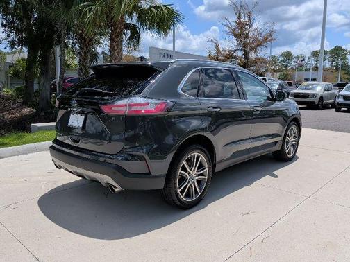 Lithium Gray 2021 Ford Edge Titanium