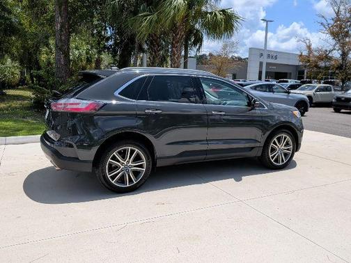 Lithium Gray 2021 Ford Edge Titanium