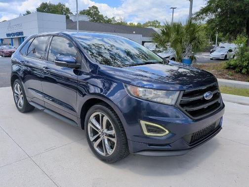 Kona Blue Metallic 2016 Ford Edge Sport