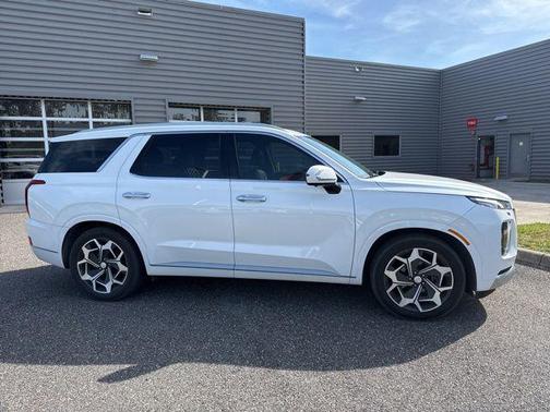 Hyper White 2021 Hyundai PALISADE Calligraphy