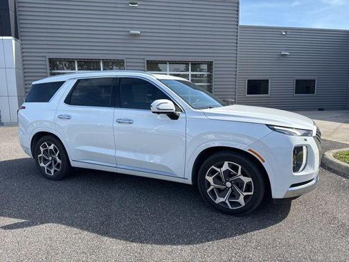 Hyper White 2021 Hyundai PALISADE Calligraphy