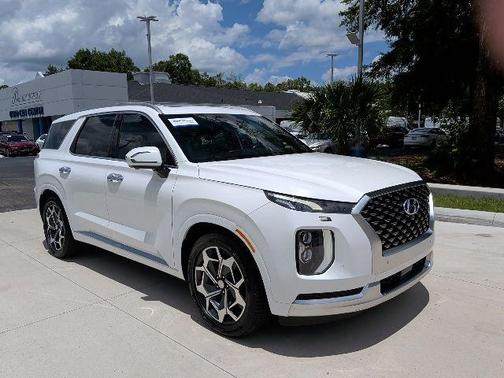 Hyper White 2021 Hyundai PALISADE Calligraphy