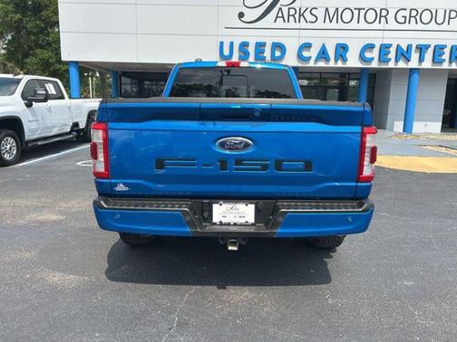 Velocity Blue Metallic 2021 Ford F-150 Lariat