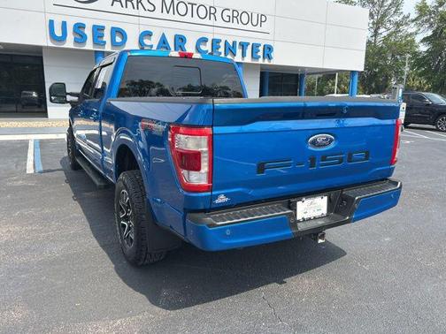 Velocity Blue Metallic 2021 Ford F-150 Lariat