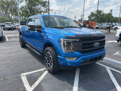 Velocity Blue Metallic 2021 Ford F-150 Lariat