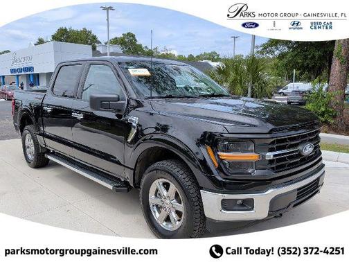 Agate Black Metallic 2025 Ford F-150 XLT