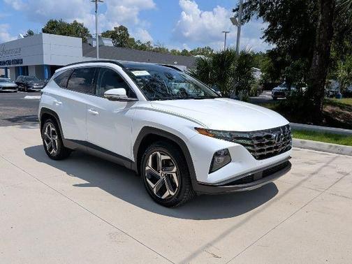 Quartz White 2022 Hyundai TUCSON Hybrid Limited
