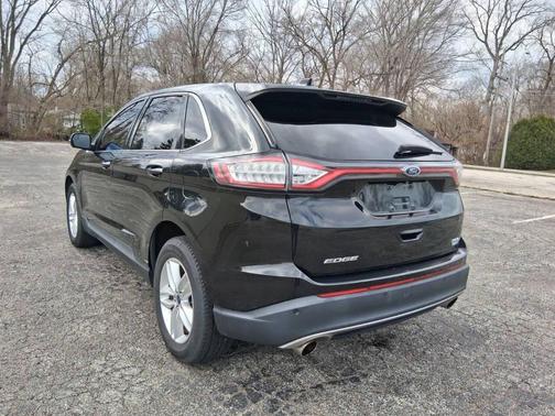 White Platinum Metallic Tri-Coat 2015 Ford Edge SEL