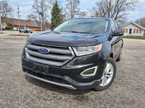 White Platinum Metallic Tri-Coat 2015 Ford Edge SEL