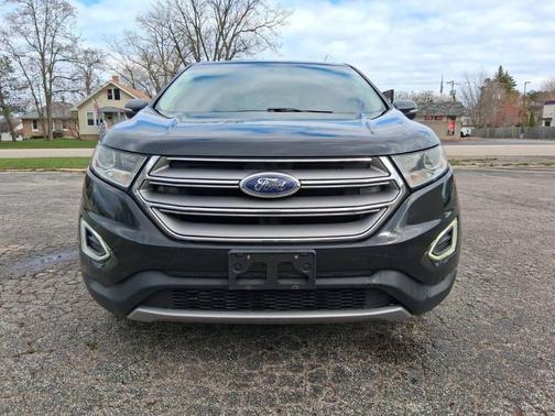 White Platinum Metallic Tri-Coat 2015 Ford Edge SEL