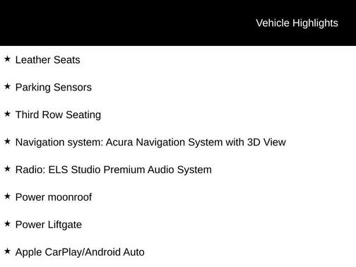 2022 Acura MDX Technology