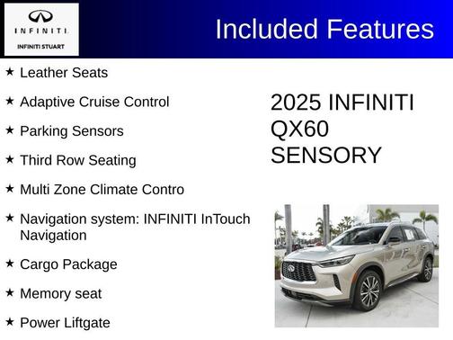 Warm Titanium / Black Obsidian 2025 INFINITI QX60 SENSORY
