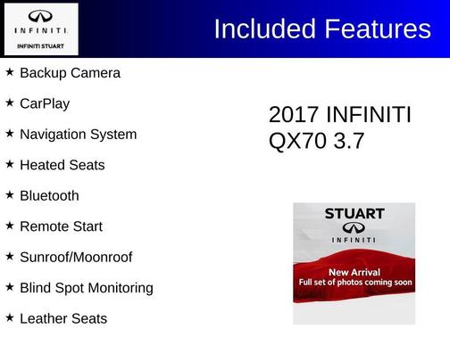 2017 INFINITI QX70 Base