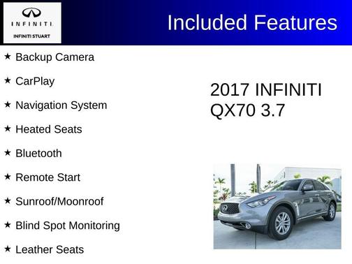 2017 INFINITI QX70 Base