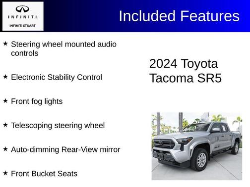 Celestial Silver Metallic 2024 Toyota Tacoma SR5