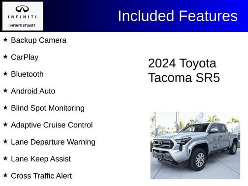 Celestial Silver Metallic 2024 Toyota Tacoma SR5