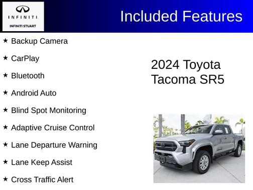 Celestial Silver Metallic 2024 Toyota Tacoma SR5