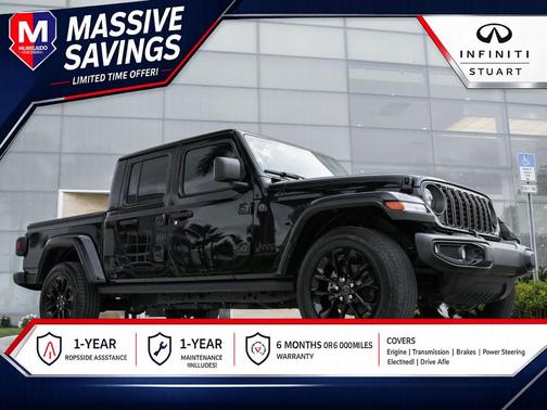 Black Clearcoat 2024 Jeep Gladiator Nighthawk