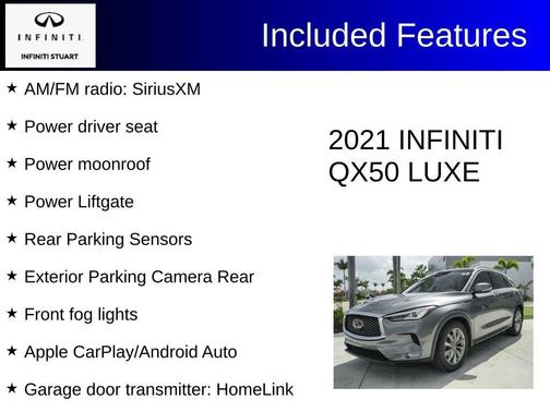 2021 INFINITI QX50 Luxe