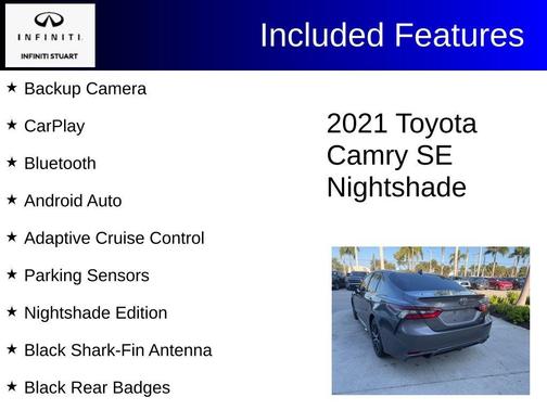 2021 Toyota Camry SE Nightshade