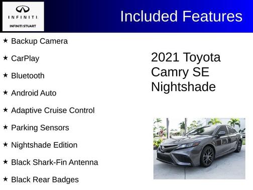 2021 Toyota Camry SE Nightshade
