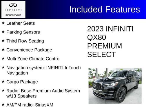 2023 INFINITI QX80 PREMIUM SELECT