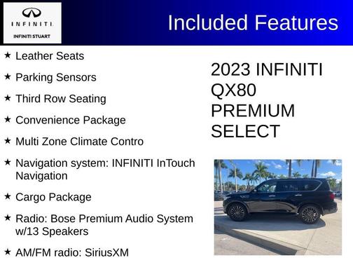 2023 INFINITI QX80 PREMIUM SELECT