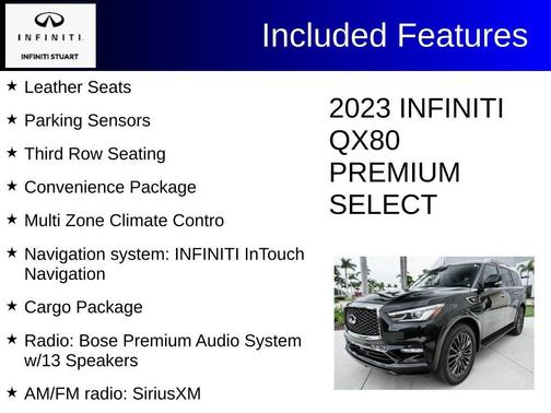 2023 INFINITI QX80 PREMIUM SELECT