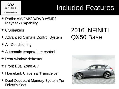 2016 INFINITI QX50 Base