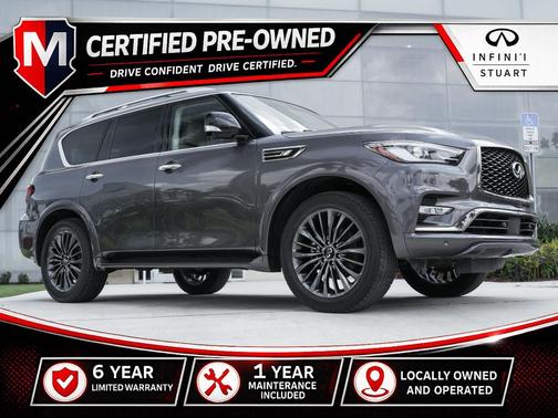 Anthracite Gray 2024 INFINITI QX80 PREMIUM SELECT