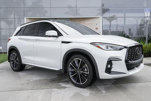 Radiant White 2023 INFINITI QX50 SPORT