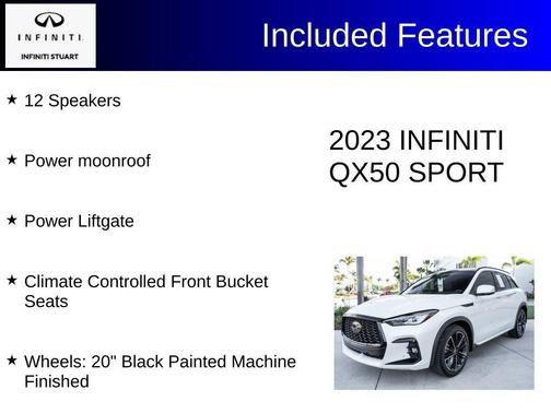 2023 INFINITI QX50 SPORT
