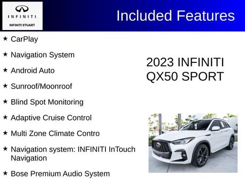 2023 INFINITI QX50 SPORT