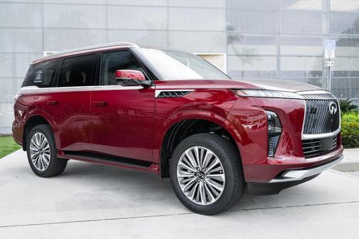 Coulis Red 2026 INFINITI QX80 Luxe