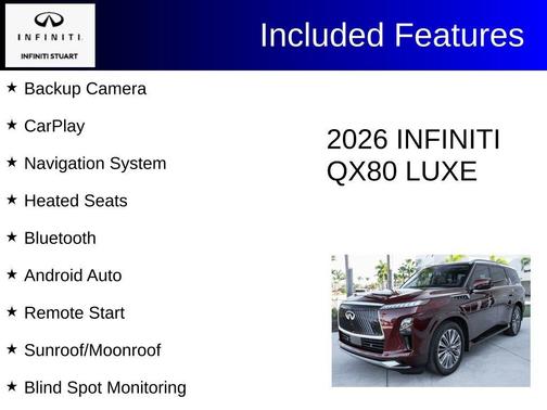 2026 INFINITI QX80 Luxe