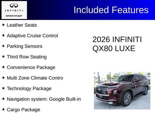 2026 INFINITI QX80 Luxe