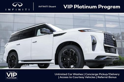 Radiant White 2026 INFINITI QX80 SPORT