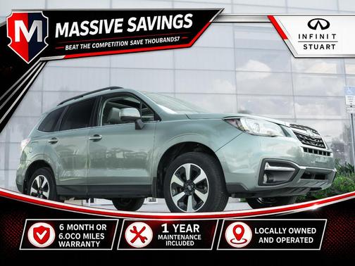 Jasmine Green Metallic 2018 Subaru Forester 2.5i Limited