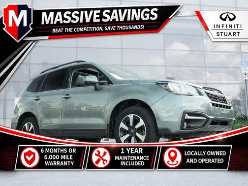 Jasmine Green Metallic 2018 Subaru Forester 2.5i Limited