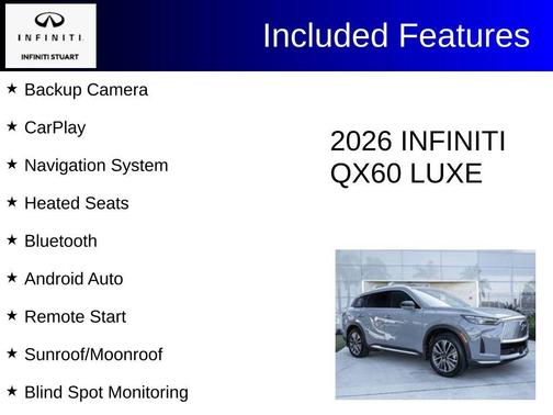 Harbor Gray 2026 INFINITI QX60 Luxe