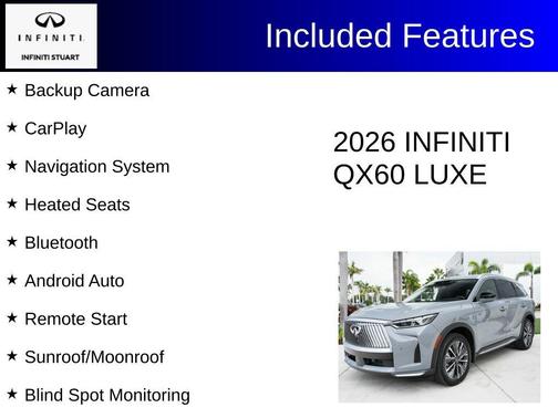 Harbor Gray 2026 INFINITI QX60 Luxe