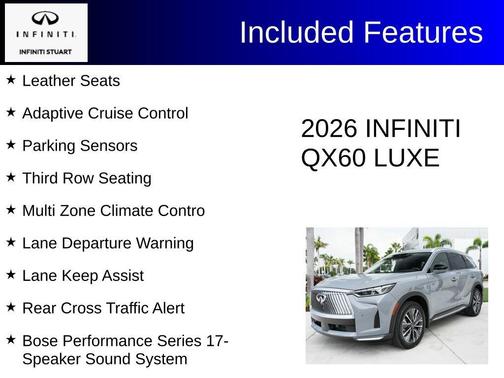 Harbor Gray 2026 INFINITI QX60 Luxe