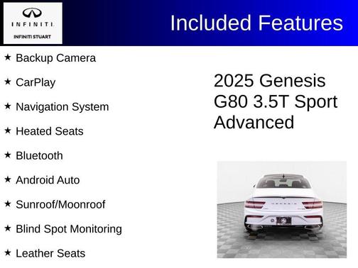 Uyuni White 2025 Genesis G80 3.5T