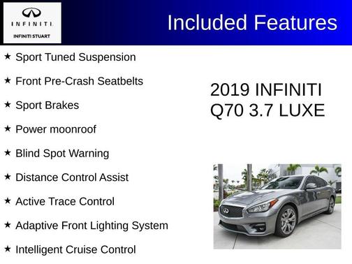 Graphite Shadow 2019 INFINITI Q70 3.7 LUXE